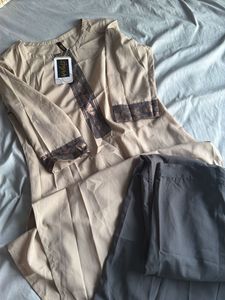 Elegant Kurta and Pants Set