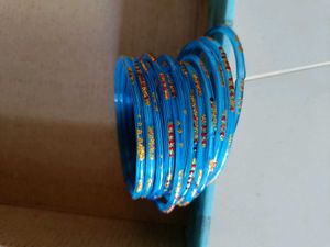 Beautiful Blue Glass Bangles