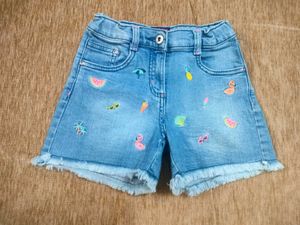 Cute Kids Denim Shorts