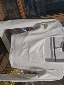 White Long Sleeve Top