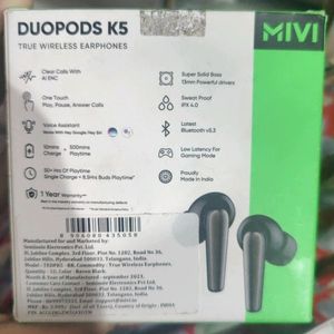 MiVi DUOPODS K5 .True Wireless Earphones .
