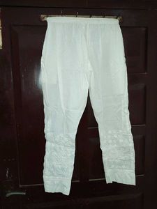 Elegant Grey Chikankari Kurta set with inner