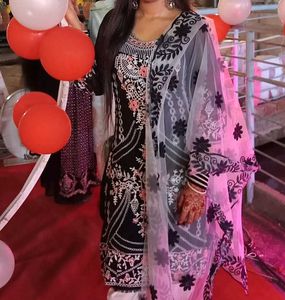 Embroidered Kurta with Dupatta Set