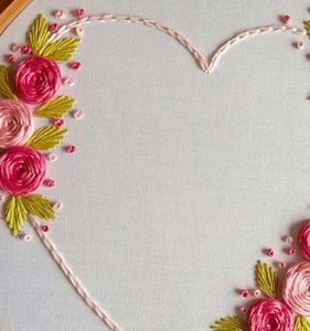 Hand Embroidered Hoop💖