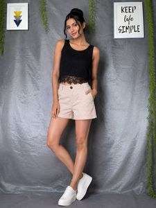 Mango Chic Light Pink Shorts