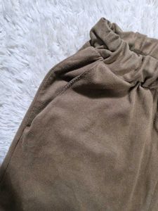 H&amp;M Brown Wide Leg Casual Pants