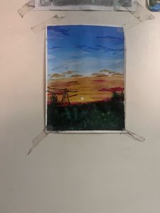 Original Sunset Painting