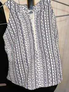 Boho Print Sleeveless Top