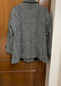 Herringbone Tweed Coat