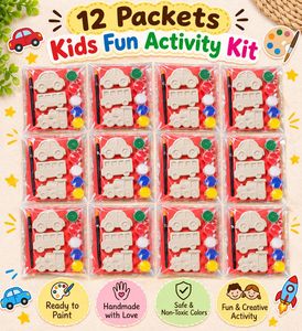 12 Pack Kids Fun Painting Activity Kits