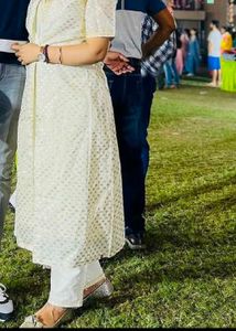 Elegant White Kurta Set