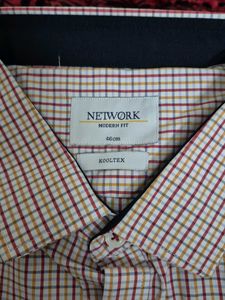 NEW PLUS SIZE Men's Checkered Formal Shirt