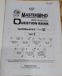Mastermind Mathematics Class 12 Question Bank
