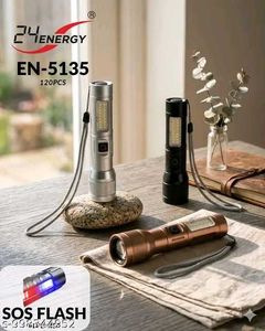 HZ-605 USB Rechargeable LED Flashlight