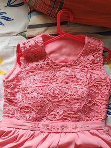 Beautiful Pink paded Gown