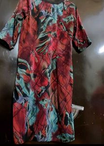 Multi Printed Kurti For Girl Or Woman 38 Bust