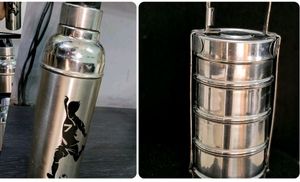 Pack 2 Quality Tiffin &amp; Water Bottle 🍶