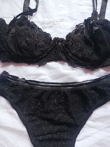 Lace Robe and Lingerie Set