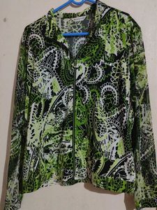 Vibrant Paisley Print Long Sleeve Top