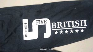 British Five Black T-Shirt