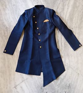 Men's Navy Blue Sherwani