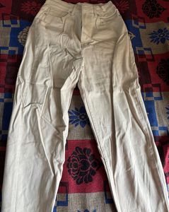 H&amp;M High Waist Mom Jeans - Beige (Ladies)