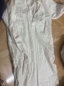 White Striped Kurta