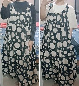 Chic Polka Dot Maxi Dress
