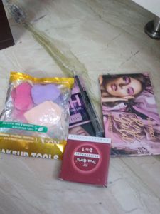 Makeup Bundle: Palettes, Kajal, Sponges