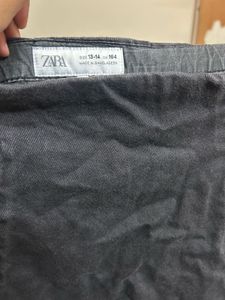 Zara Denim Mini Skirt with inbuilt shorts