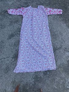 Women's 100% cotton Floral maxy/ Nightgown