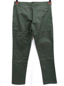 Olive Green Casual Pants