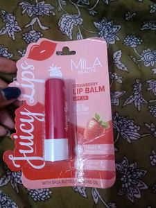 Mila Beaute Strawberry Lip Balm SPF 15