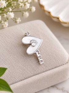 92.5 Heart Shaped Mother of Pearl Ring