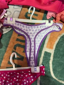Assorted Thong Panties - 3 Pack