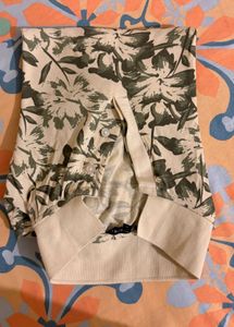 Beige and Olive green T-Shirt for women