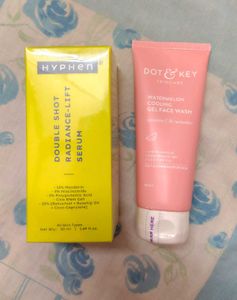 Hyphen Serum & Dot & Key Face Wash Combo