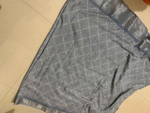 Elegant Grey Woven Saree