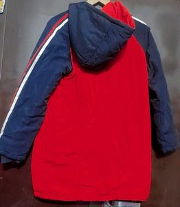 Red🔴&amp; Navy Blue Winter Hoodie Jacket For 38 Chest