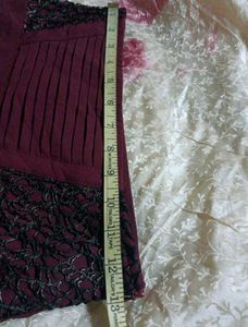 Beautiful Maroon Ethnic Skirt