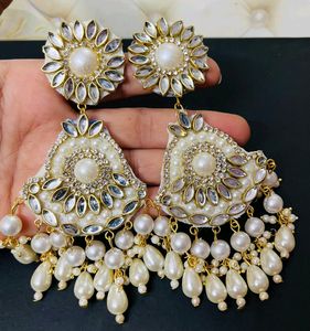 Fancy Party Wear Have Long Size Earrings