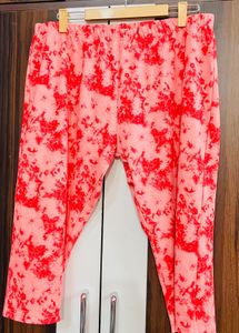 Comfortable Tie-Dye capri
