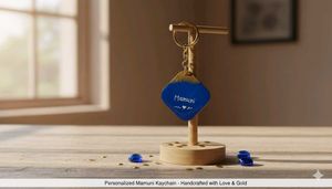 Personalized Resin Keychain