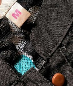 Black Floral Lace Shirt