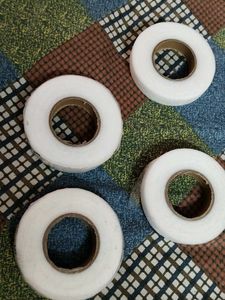 Set of 4 White Craft Tape Rolls
