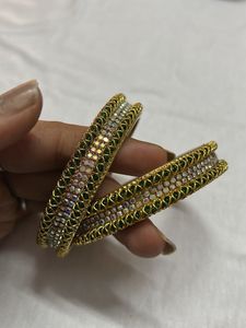 Exquisite Gold-Plated Bangle Set