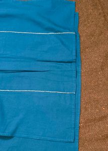 Libas Teal Blue Straight Kurti (Size S) - Unused