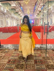Beautiful Yellow Lehenga Choli Set