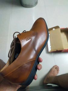 Men's Classic Brown Leather Oxford Shoes