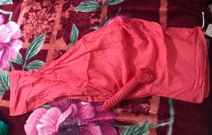 Deep Pink Color Patiyala Set